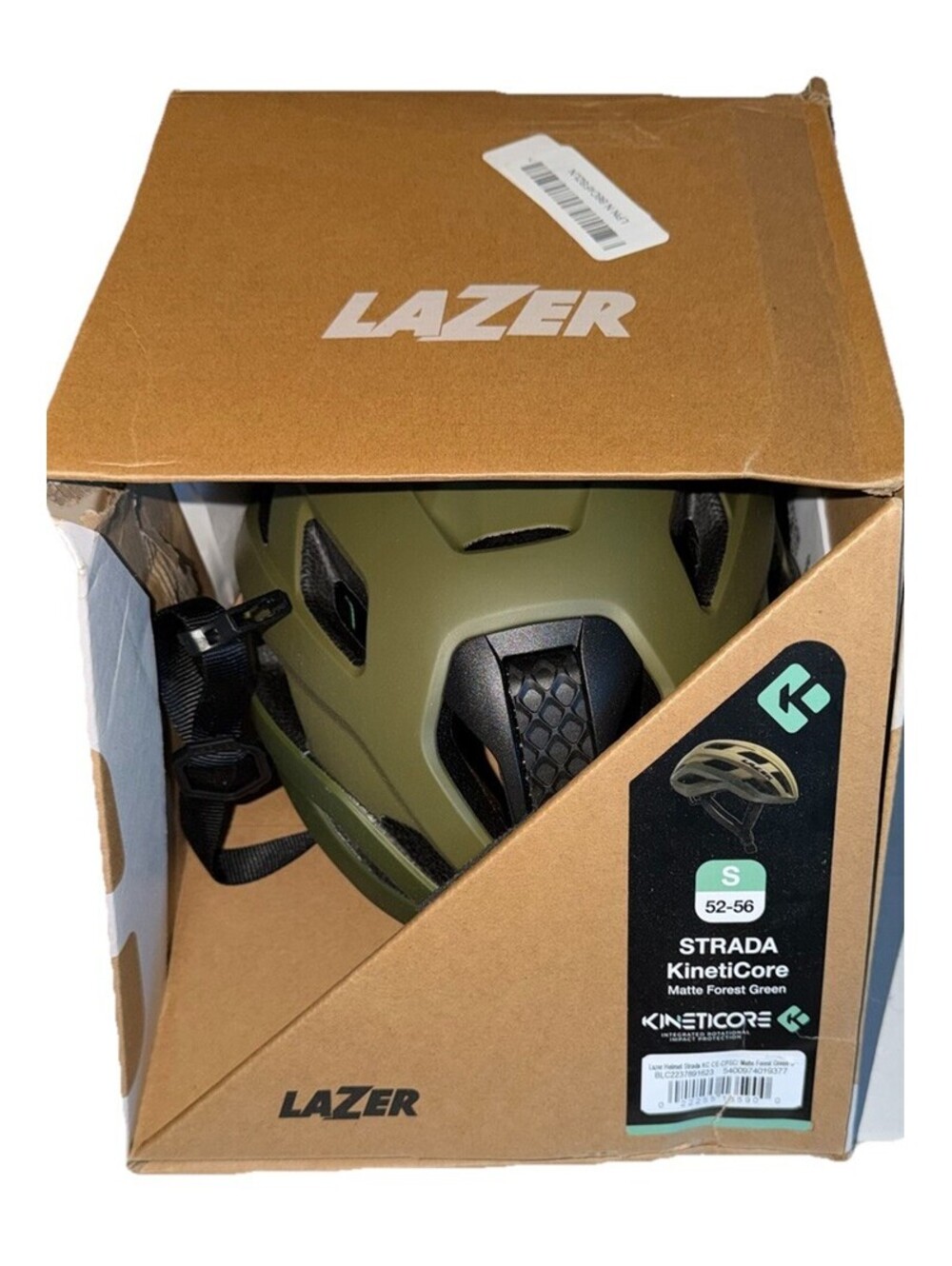 Lazer Strada Kineticore Cycling Helmet Small 52-56cm Green